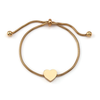 Pulseira Lady #Heart em Aço